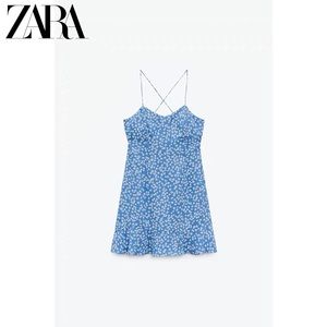 Zara Flora Printed Mini Dress